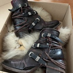 Freebird  CRUE, Women Leather Boots Size 7