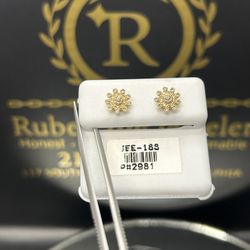 Diamond Studs In Solid 14K GOLD 