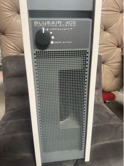 Blueair 403 HEPA Silent Purifying System Room Air Filter Works