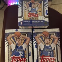 NBA Topps 2025/26 Hobby Box And Mega Box 
