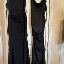 Vestido Negro Size Large