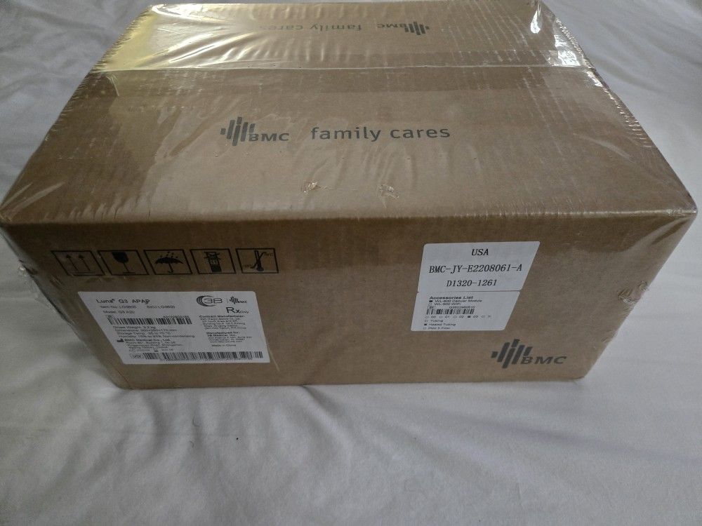Luna G3 Auto CPAP A20 item number LG3600 (New Never Used)