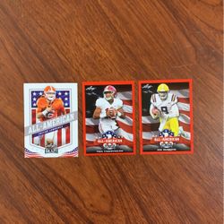 Football Cards Joe Burrow Trevor Lawrence 