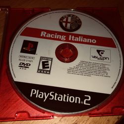 PS2 Game ALFA ROMEO Racing Italiano 