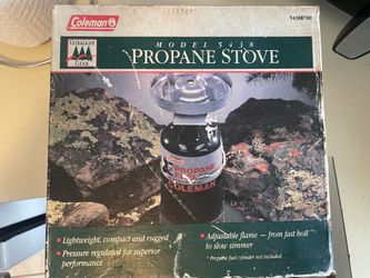 Coleman propane stove