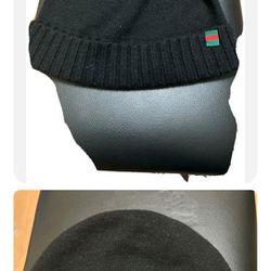 Authentic Gucci Cashmere Beenie Hat Size Xl