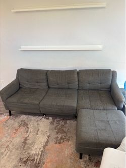 Burrow’s signature Nomad Sofa with Ottoman