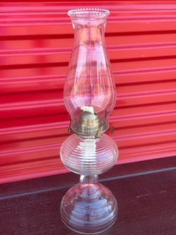 Antique oil lamp