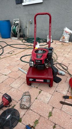 Two pressure washers one Craftsman one Honda