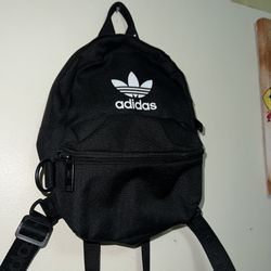 Black Adidas Trefoil 2.0 Mini Backpack 