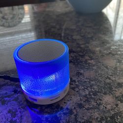 Portable/wireless/light up Bluetooth speaker/ hassle free