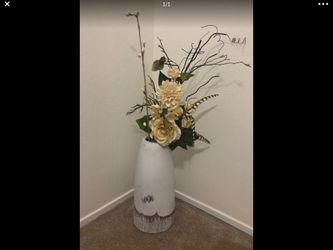 Flowers and vase