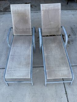 Pool Adjustable Chaise Lounge Chairs