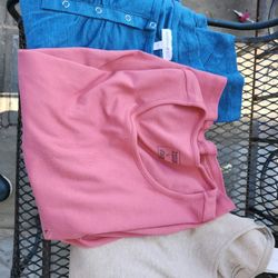 Ladies Shirts Size L Lot Of 3 New