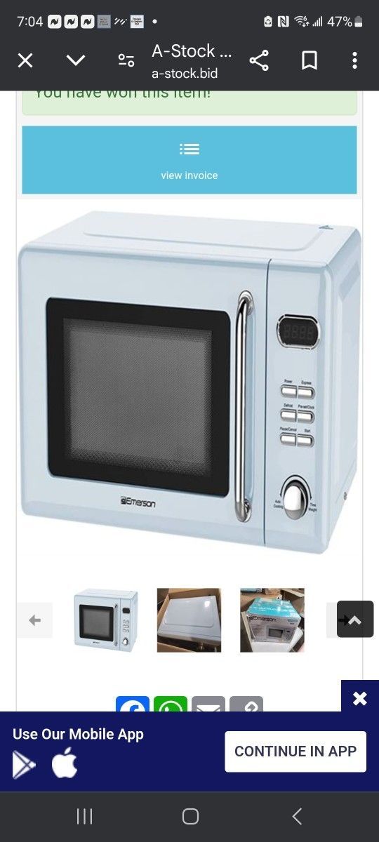EMERSON RETRO MICROWAVE