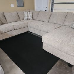 Brand New Artisanal Sand Tan 3pc Sectionals 