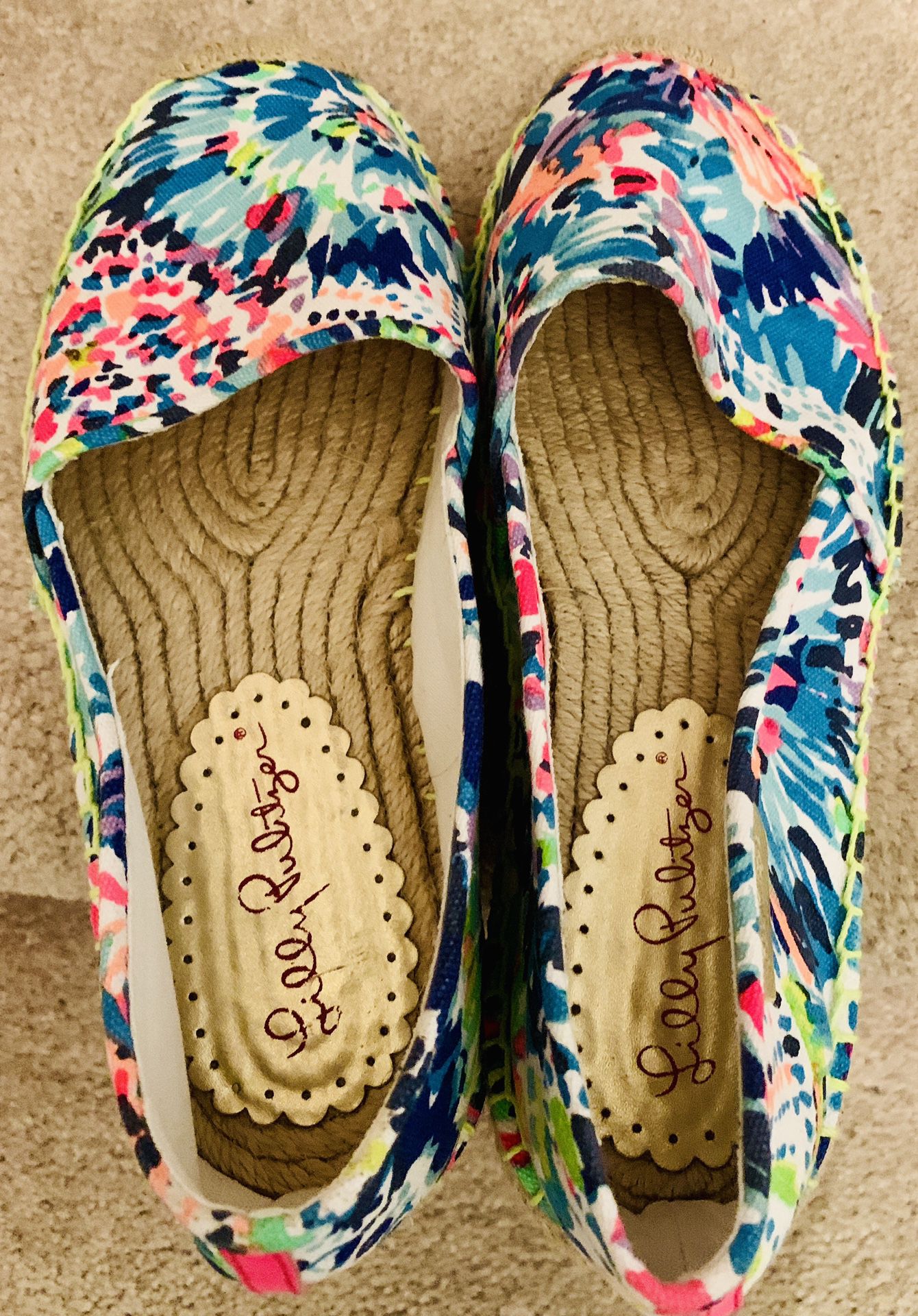 Lilly Pulitzer size 8 espadrilles $35