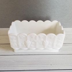 Westmoreland Milk Glass Planters