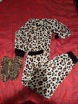 Leopard Print Pajamas
