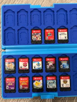 Nintendo switch 13 games pokemon Súper Mario and yugioh