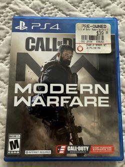 Call of duty Modern Warfare PS4
