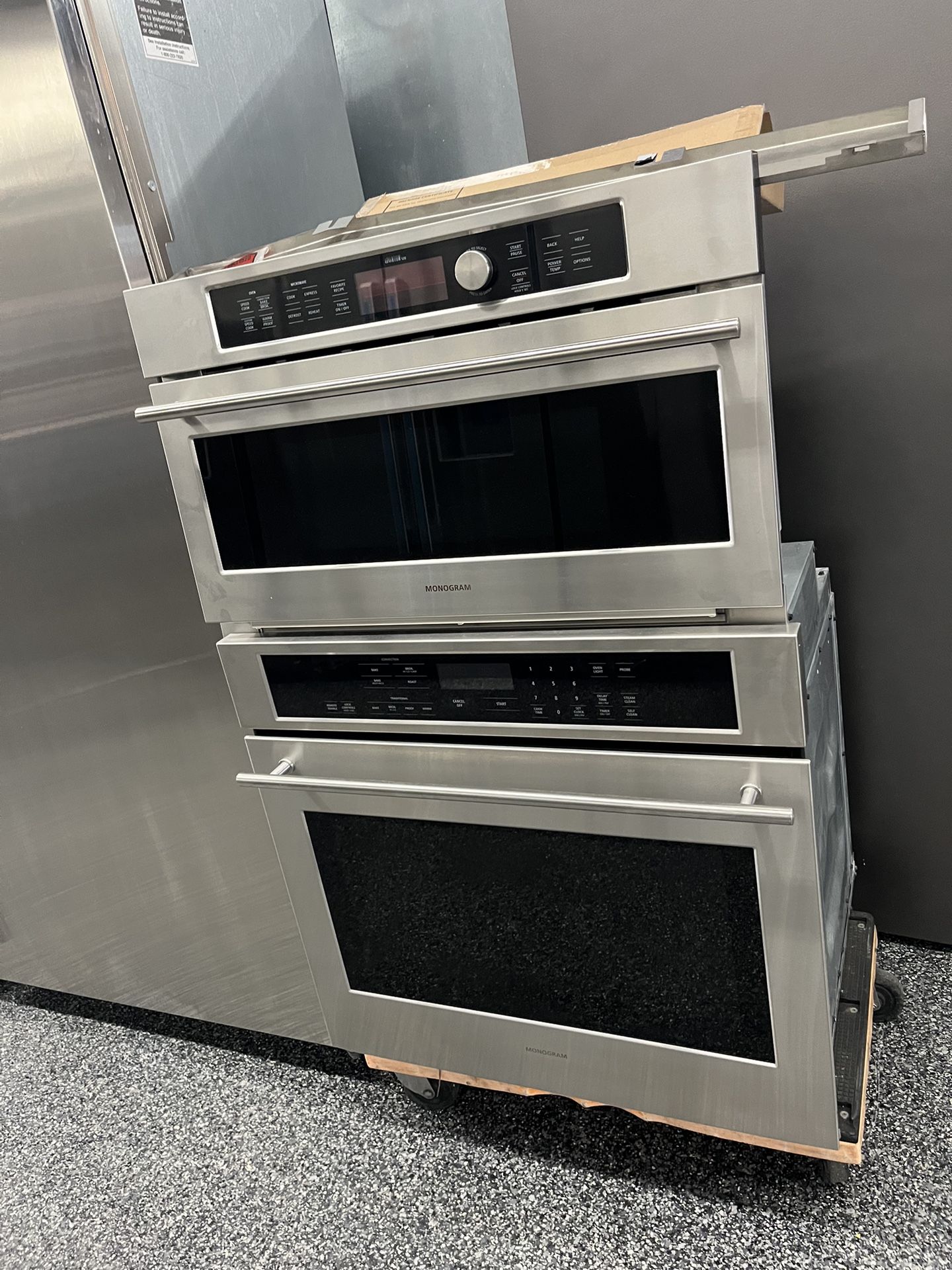 Monogram Stainless Steel 30” Microwave Oven Combo Convection