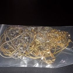 Bag Of Chains Not Gold..Maybe Plated