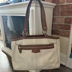 White Coach Tote 