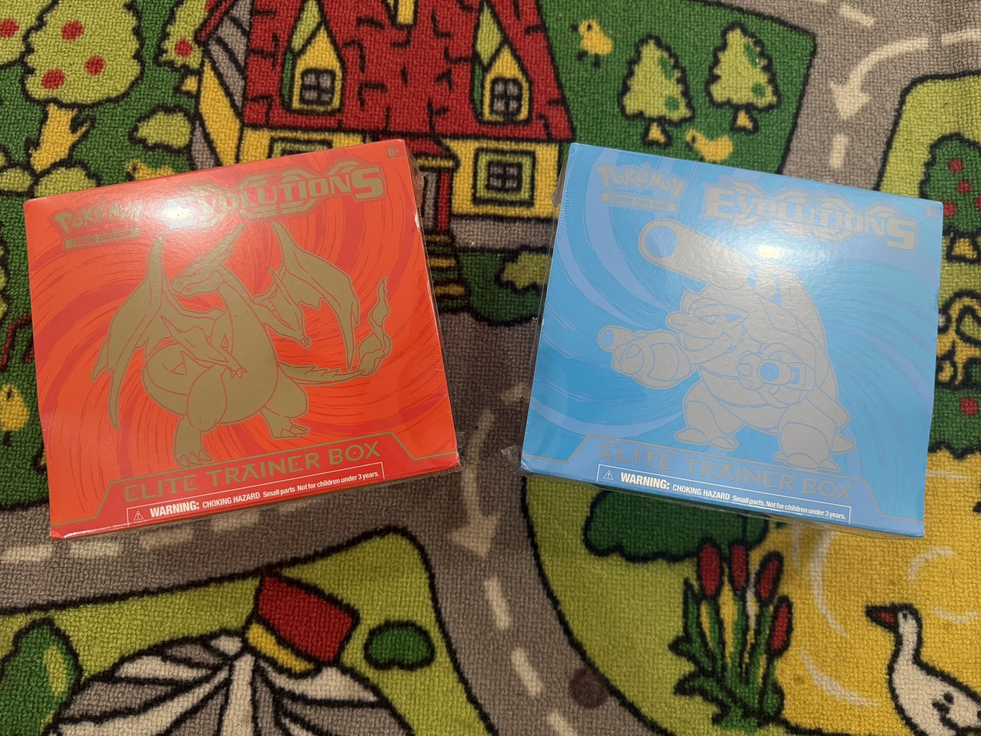 Pokemon XY Evolutions ETB Set - Blastoise And Charizard