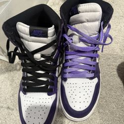 Air Jordan 1 High Court Purples 