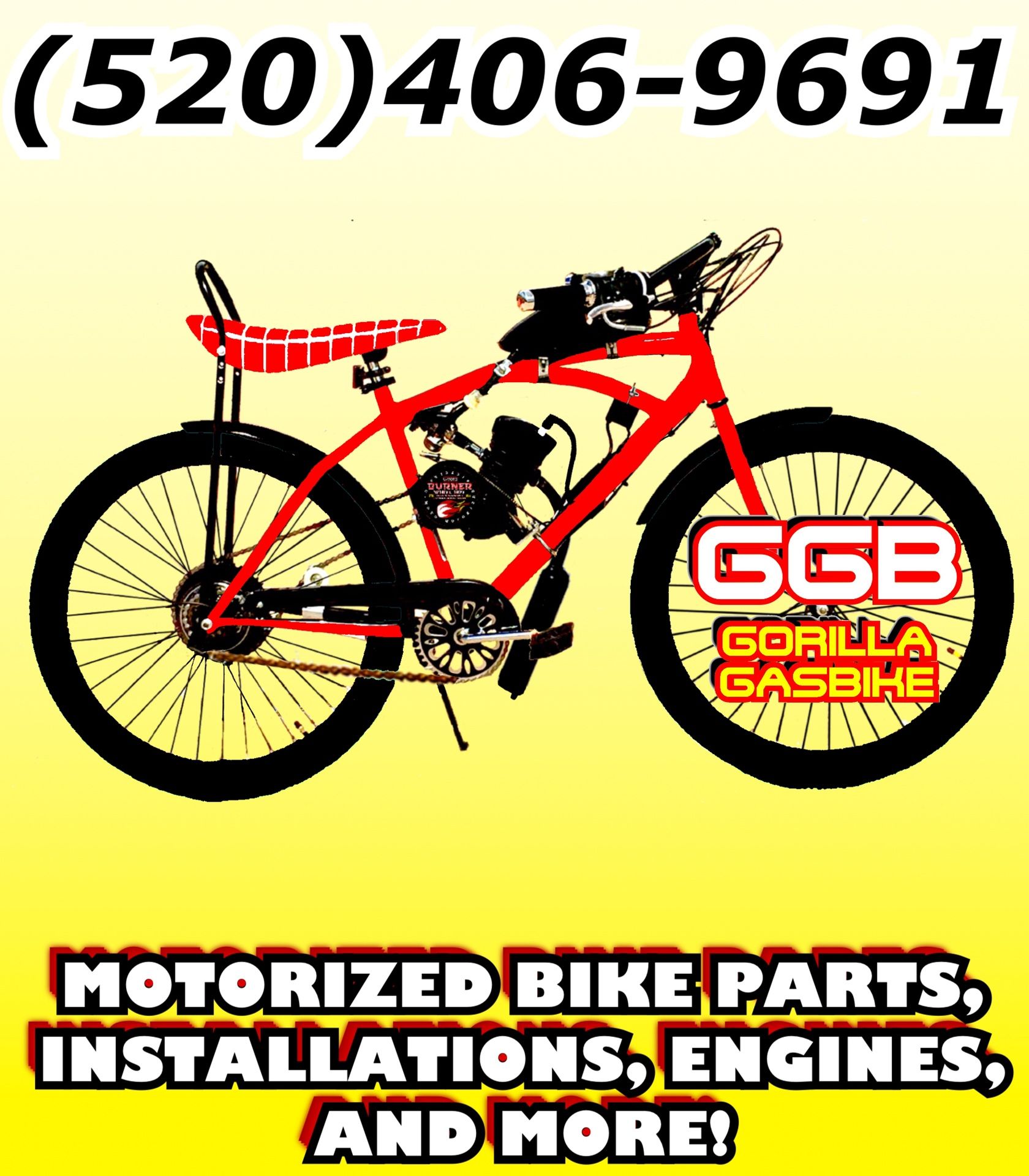 NEW MOTORIZED BIKE PARTS, INSTALLATIONS, ENGINES, AND MORE!