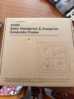 KeaBabies EVER Baby Handprint & Footprint Keepsake Frame