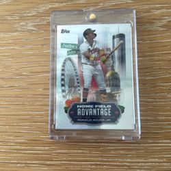 Ronald Acuña Jr. 2023 Topps Series 1 #HA-6 Home Field Advantage 