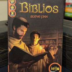 Biblios Board Game - $15