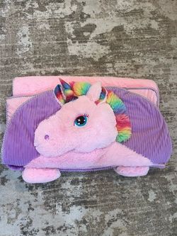 Unicorn Plush Stuffed Animal  Sleeping Bag