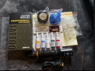 Professional Tattoo Starter Kit with Machine