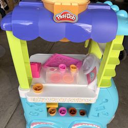 Ice cream play doh cart