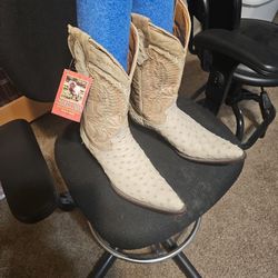 Men's Ostrich Cowboy Boots