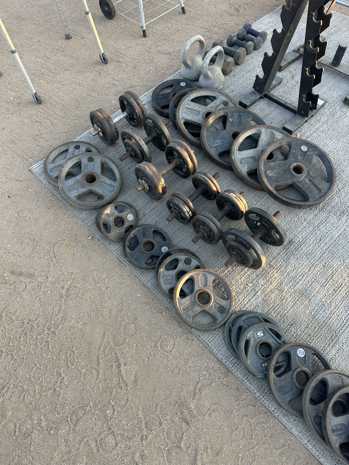 Different Style Gym Weights (See Details)