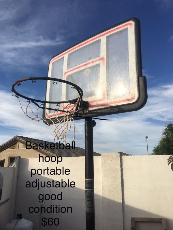 Basketball hoop $60