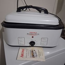 Aroma Roaster Oven With Buffet Attachments