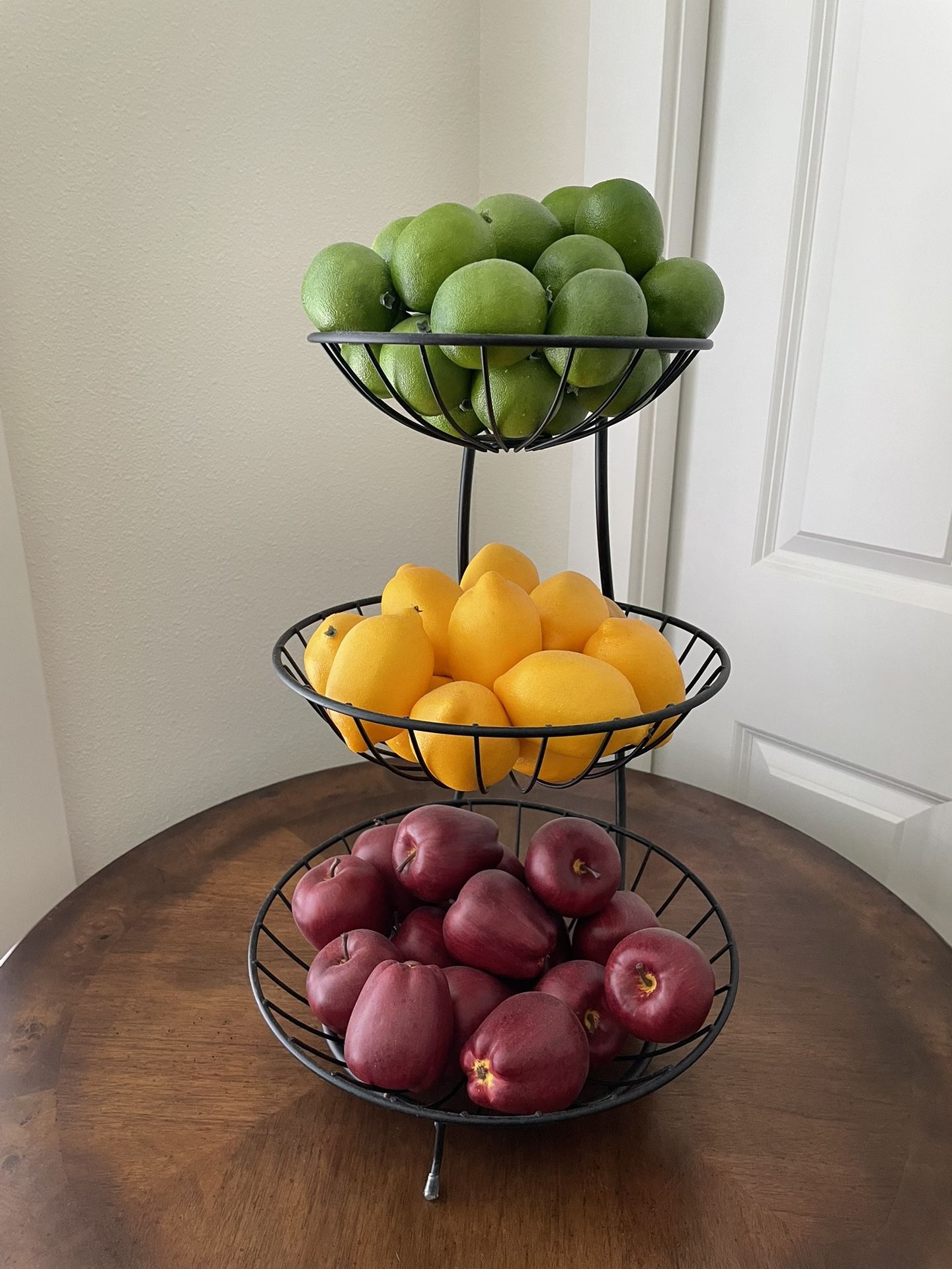Beautiful Three Tiered Stand And Fruit