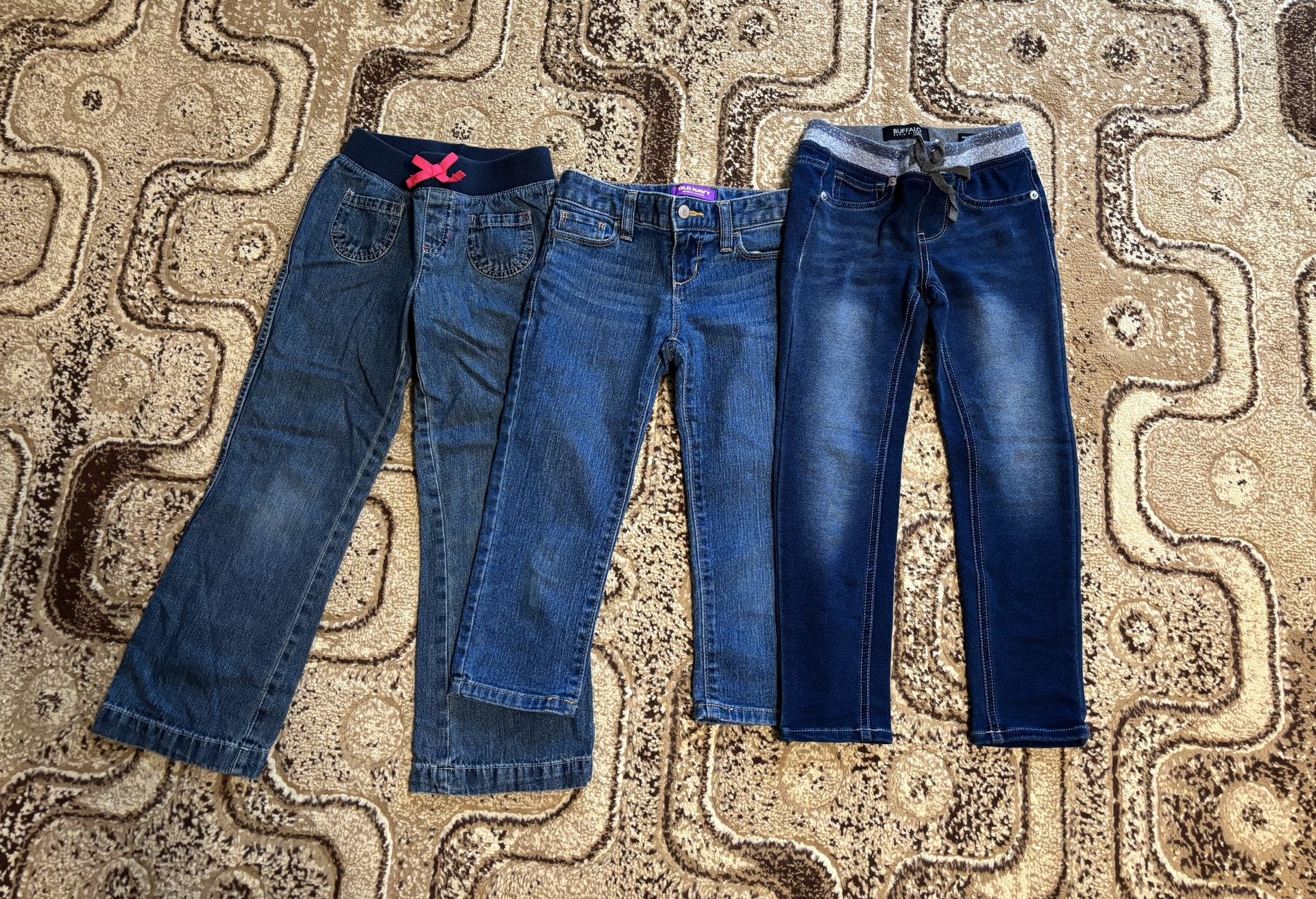 3pc Jeans Size 6 Kids Girls 