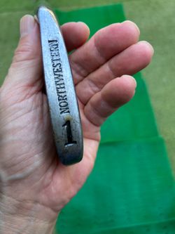 1 Iron Northwestern Hubert Green Shot Saver Blade Driving 1 Iron RH 39" Pro Flex Steel