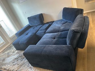 Laney Blue 5-Piece Sectional