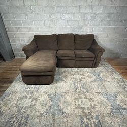 Brown La-Z-Boy L Shaped Sectional Recliner Couch “WE DELIVER”