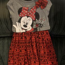 Really Cute,  Disney Minnie Mouse Dress, Size 5