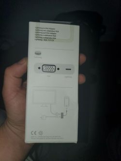Adapter lighting to VGA