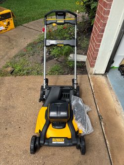 dewalt mower no bag