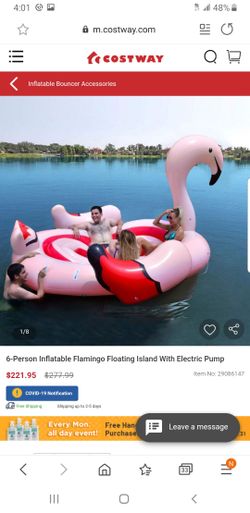 6 Person Flamingo Float